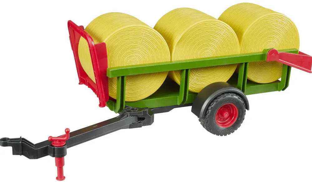 Masina BRUDER round bale collector with 3 round bales