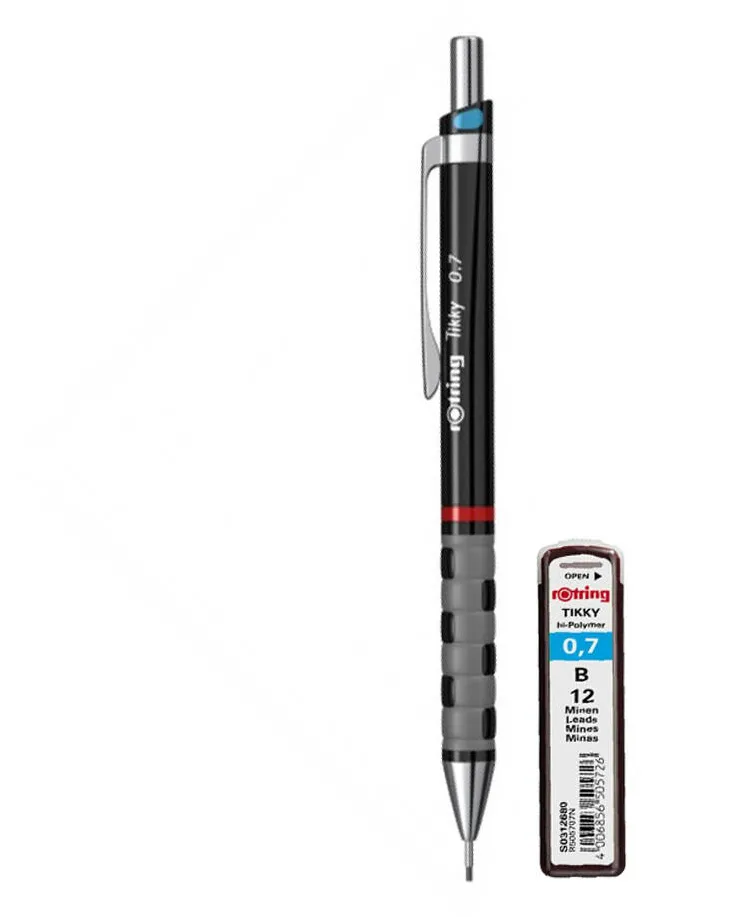 Rotring Set Rotring, creion mecanic Tikky III Original, 0.7 mm