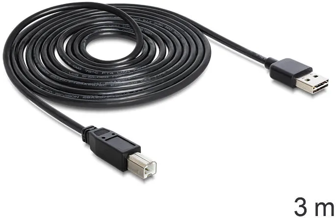 DELOCK 83360, EASY-USB - USB cable - USB Type B to USB - 3 m