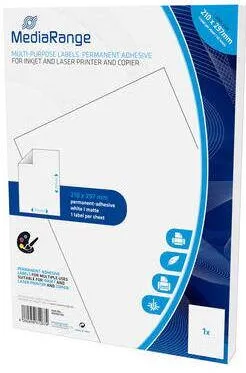Etichete MediaRange Alb 210x297mm 50