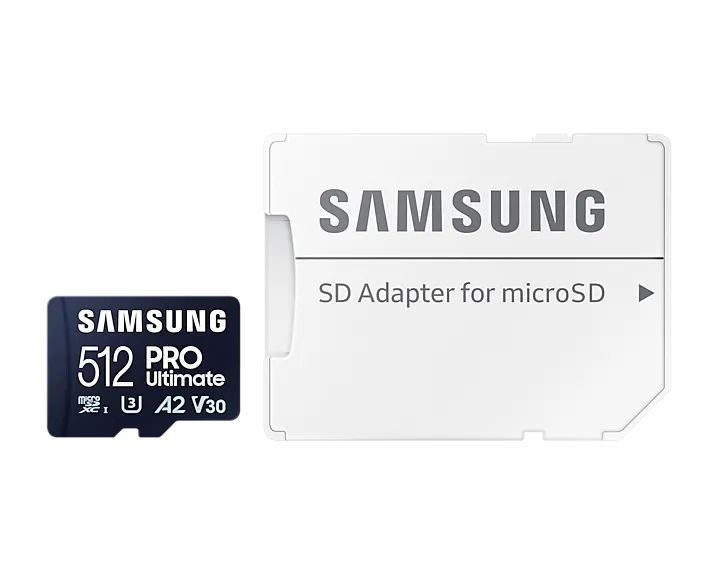 Card de Memorie Samsung MicroSD 512GB SDXC PRO Ultimate (Class10) + Adaptor