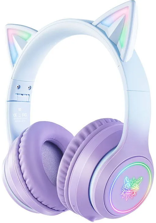 Casti Over-Head Onikuma ONIKUMA B90 Gaming headset (Blue/Purple)