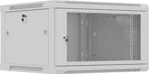 Dulap rack de perete LANBERG WF01-6606-23S 19 inch 9U 600x600 mm usa perforata gri