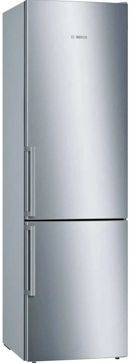 BOSCH Frigider combinat Bosch KGE398IBP Serie 6, 249+94 L, M: 2010 mm, Clasa energetica B, inox