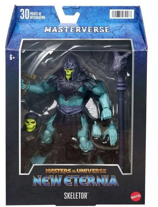 MATTEL Figurina Masters of the Universe New Eternia Masterverse 2022 Barbarian Skeletor 18 cm