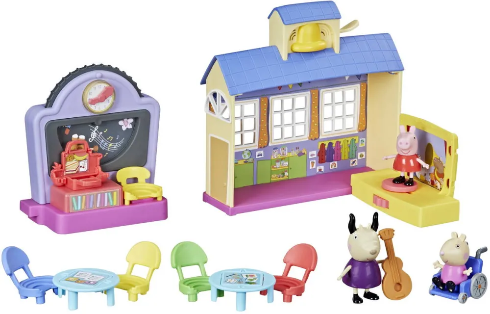 Hasbro Set de joaca Peppa Pig - Grupul de joaca de la scoala