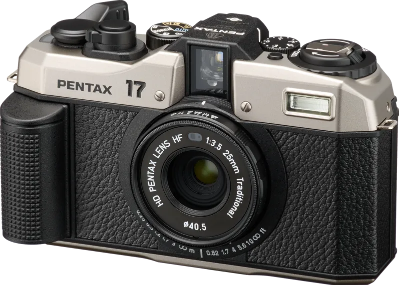Aparat foto compact RICOH/PENTAX 17 DARK Argintiu Body KIT