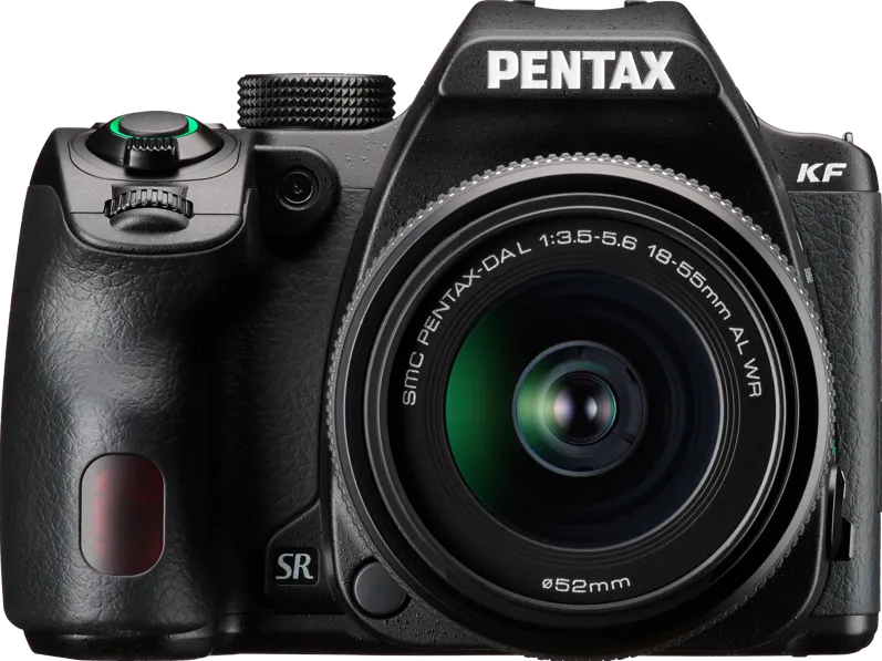 Aparat foto compact RICOH/PENTAX KF Negru + 18-55 WR