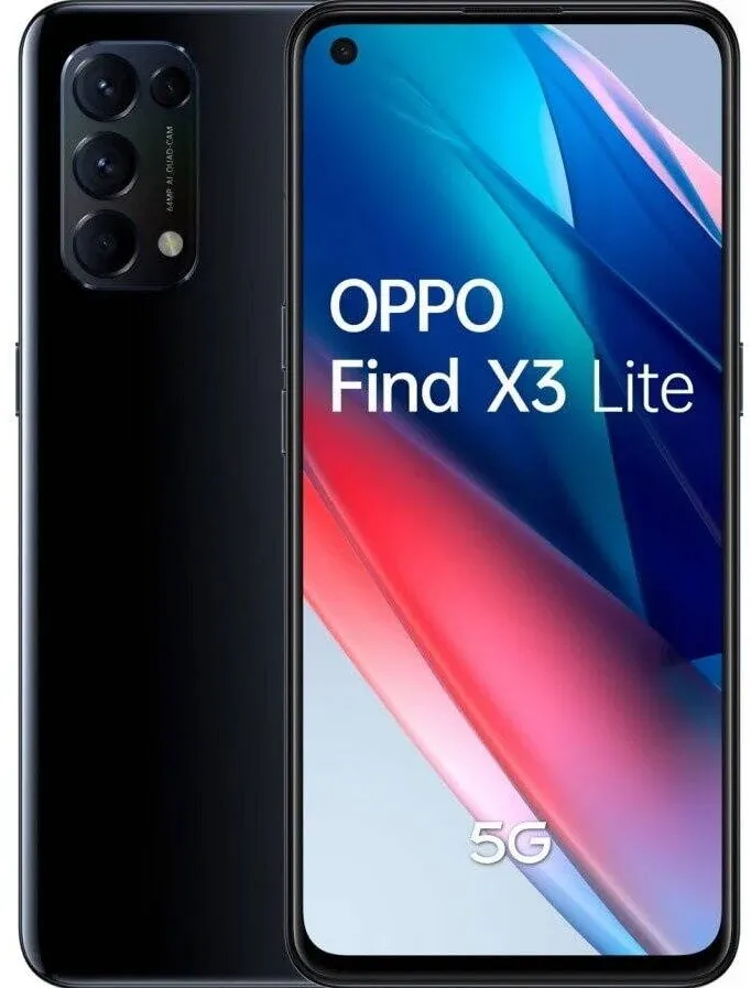 Smartphone Oppo Oppo Find X3 Lite, 128GB, 8GB, 5G, Dual Sim, Starry Black