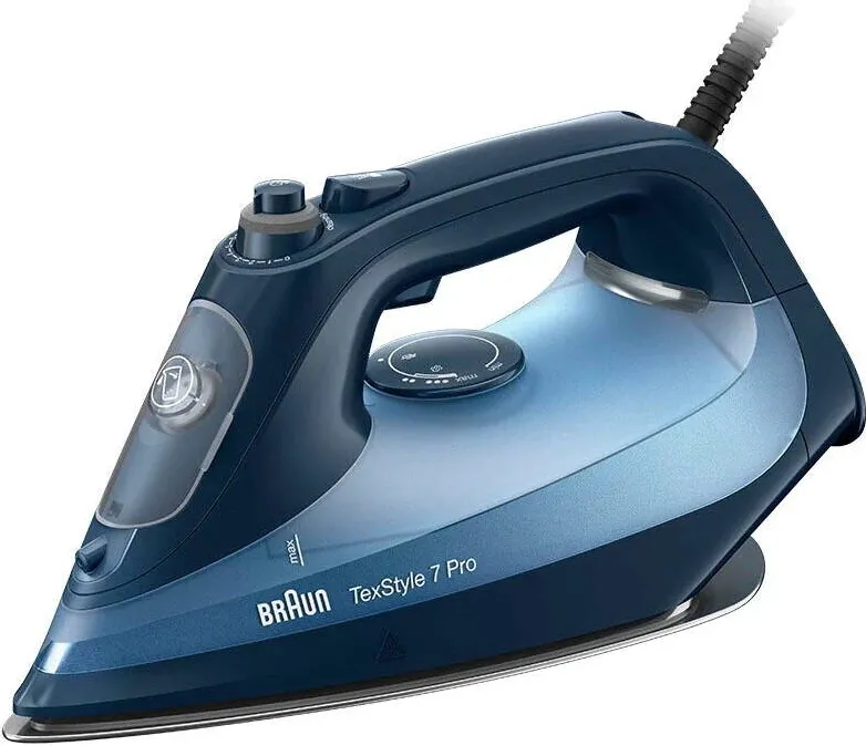 BRAUN TexStyle7 Pro SI 7160, steam iron (blue)