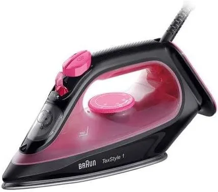 BRAUN Texstyle1 SI1070PU steam iron, purple/black
