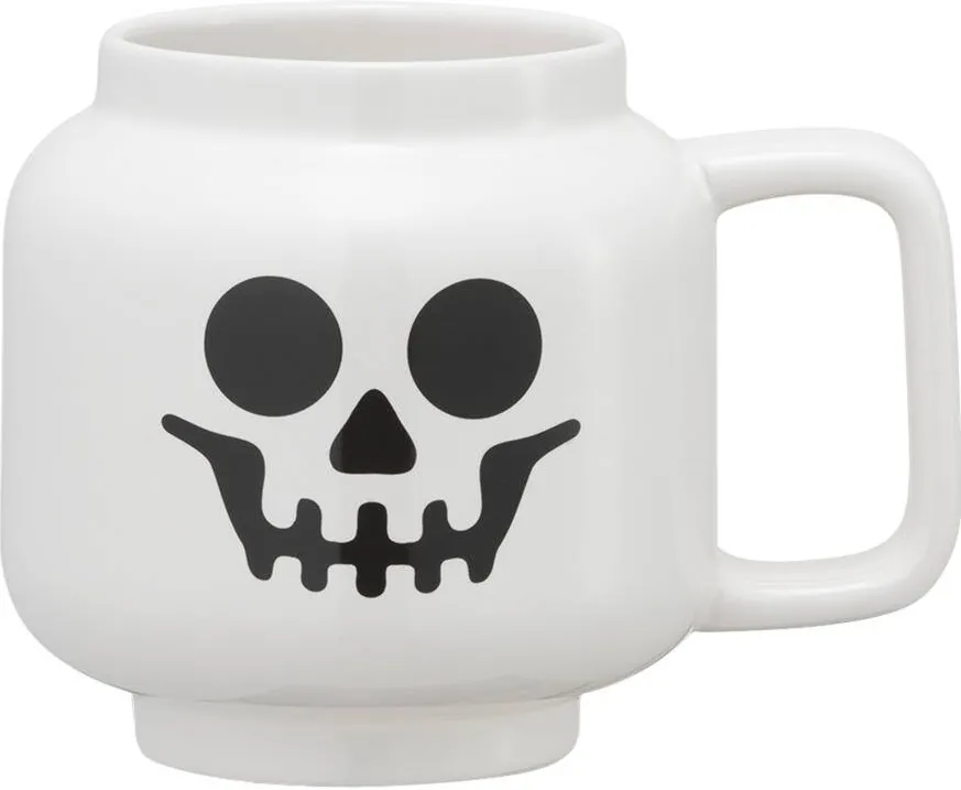Room Copenhagen LEGO Ceramic Mug White Skeleton, Large (white)