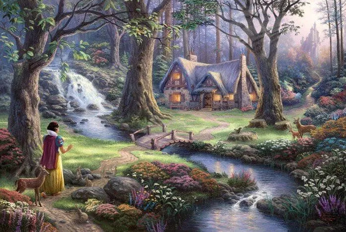 Puzzle Schmidt Spiele Puzzle Thomas Kinkade: Disney Snow White 1000 Puzzle