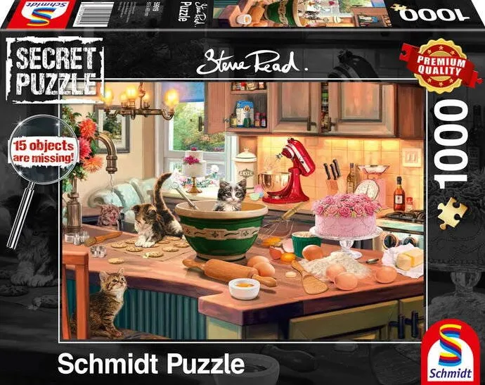 Puzzle Schmidt Spiele Puzzle Steve Read: At the Kitchen Table (Secret Puzzle)