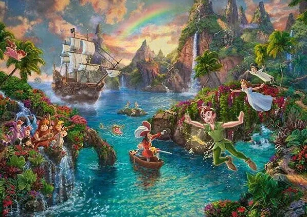 Puzzle Schmidt Spiele Thomas Kinkade: Painter of Light - Disney, Peter Pan, Jigsaw Puzzle (1000 pieces)