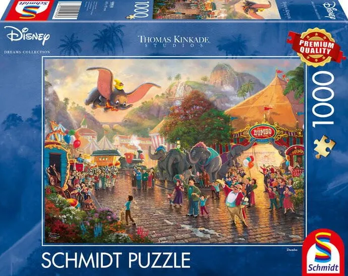 Puzzle Schmidt Spiele Schmidt Games Thomas Kinkade Studios: Disney - Dumbo, Puzzle