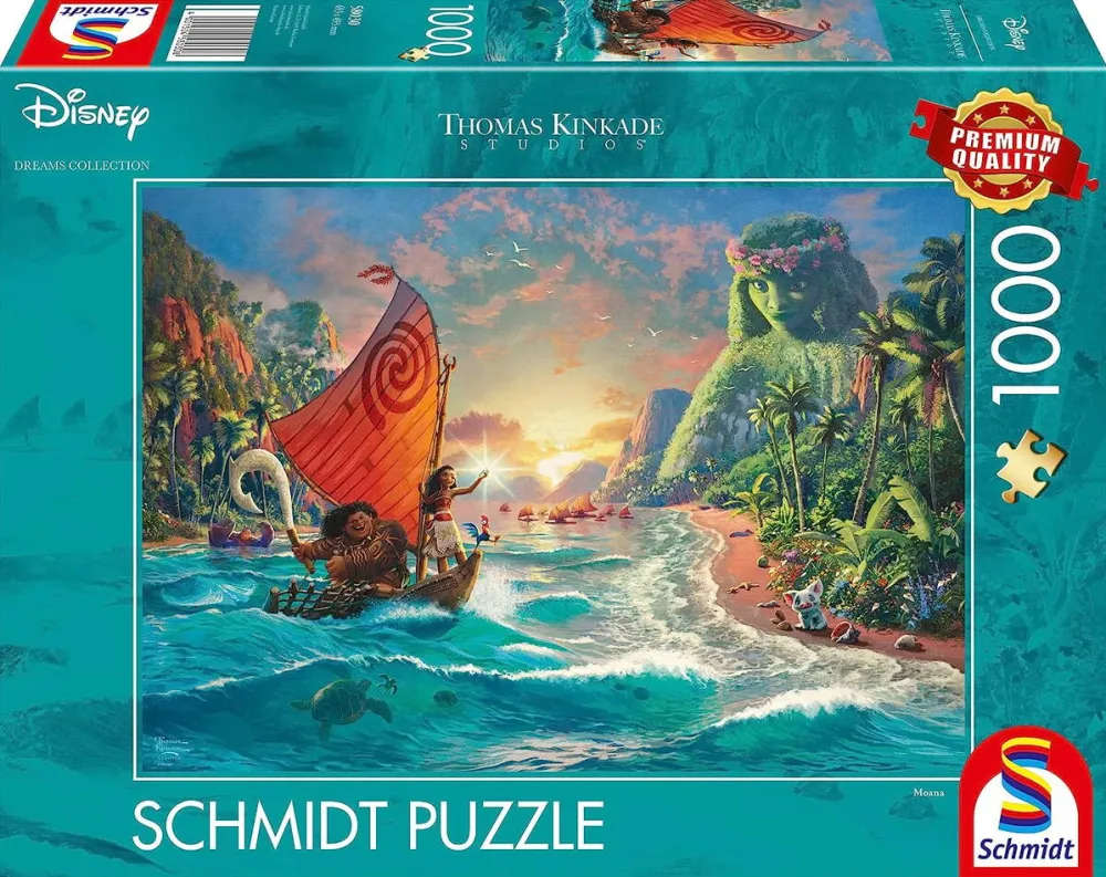 Puzzle Schmidt Spiele Thomas Kinkade Studios: Moana - Moana, Jigsaw Puzzle (1000 pieces)