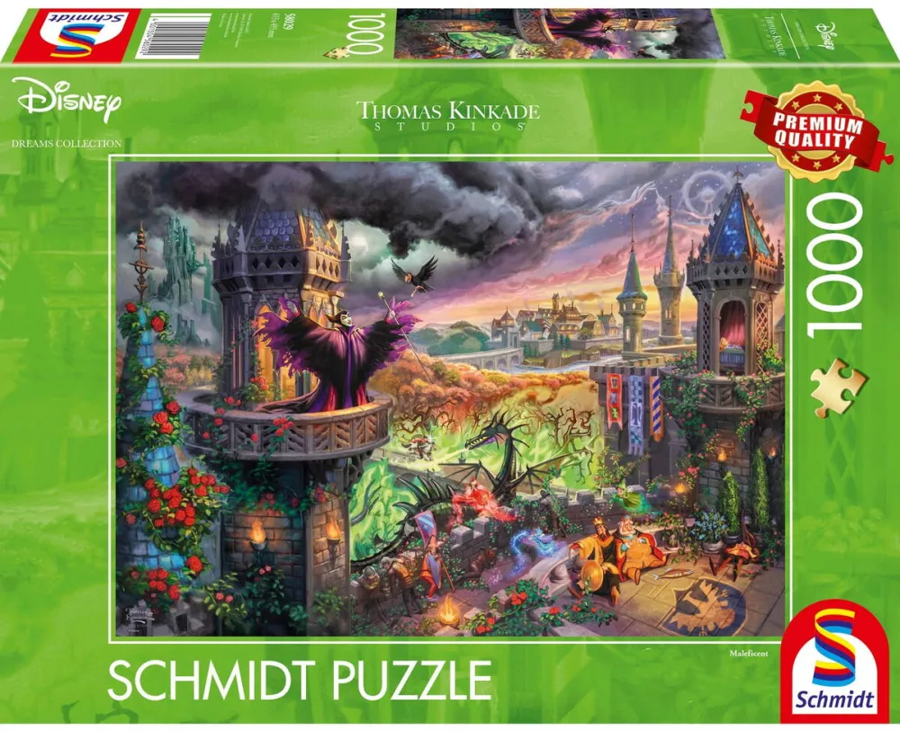Puzzle Schmidt Spiele Thomas Kinkade Studios: Maleficent, Jigsaw Puzzle (1000 pieces)