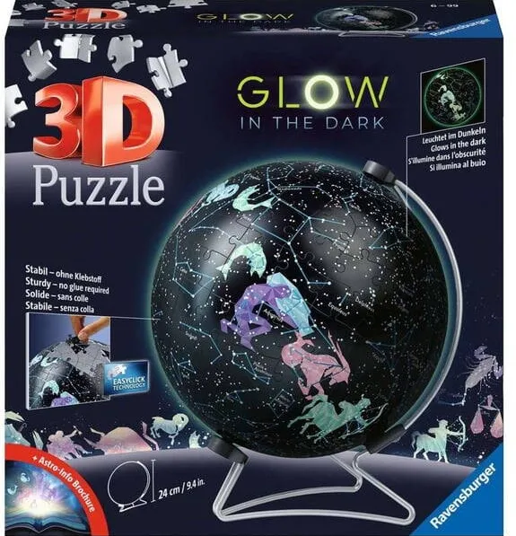 Puzzle Ravensburger 3D Puzzle Glow In The Dark Star Globe