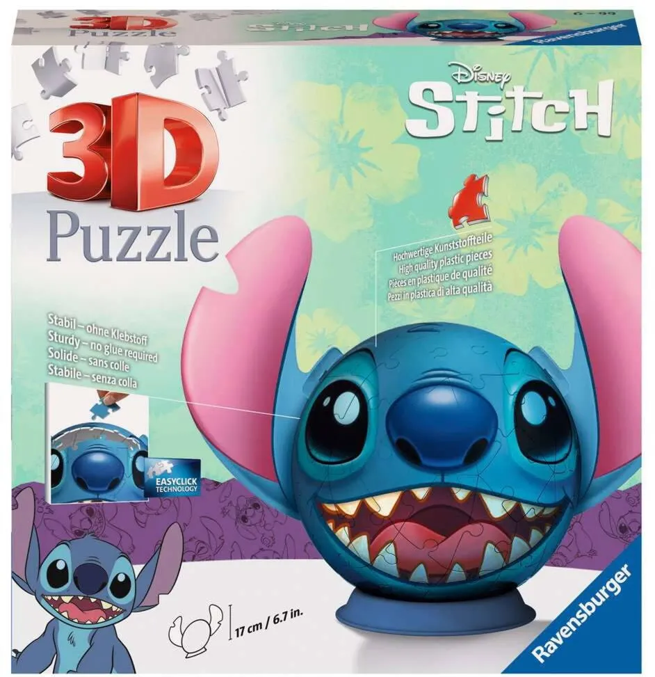 Puzzle Ravensburger 3D puzzle ball stitch with ears