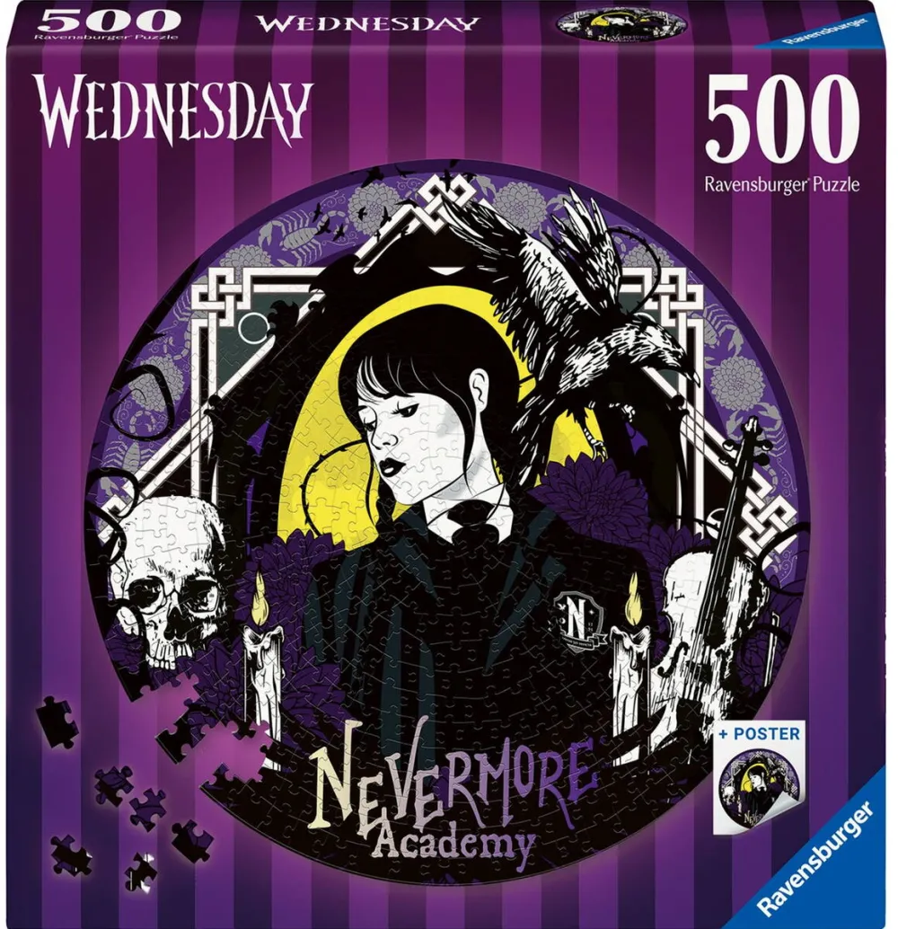 Puzzle Ravensburger round puzzle Wednesday (500 pieces)