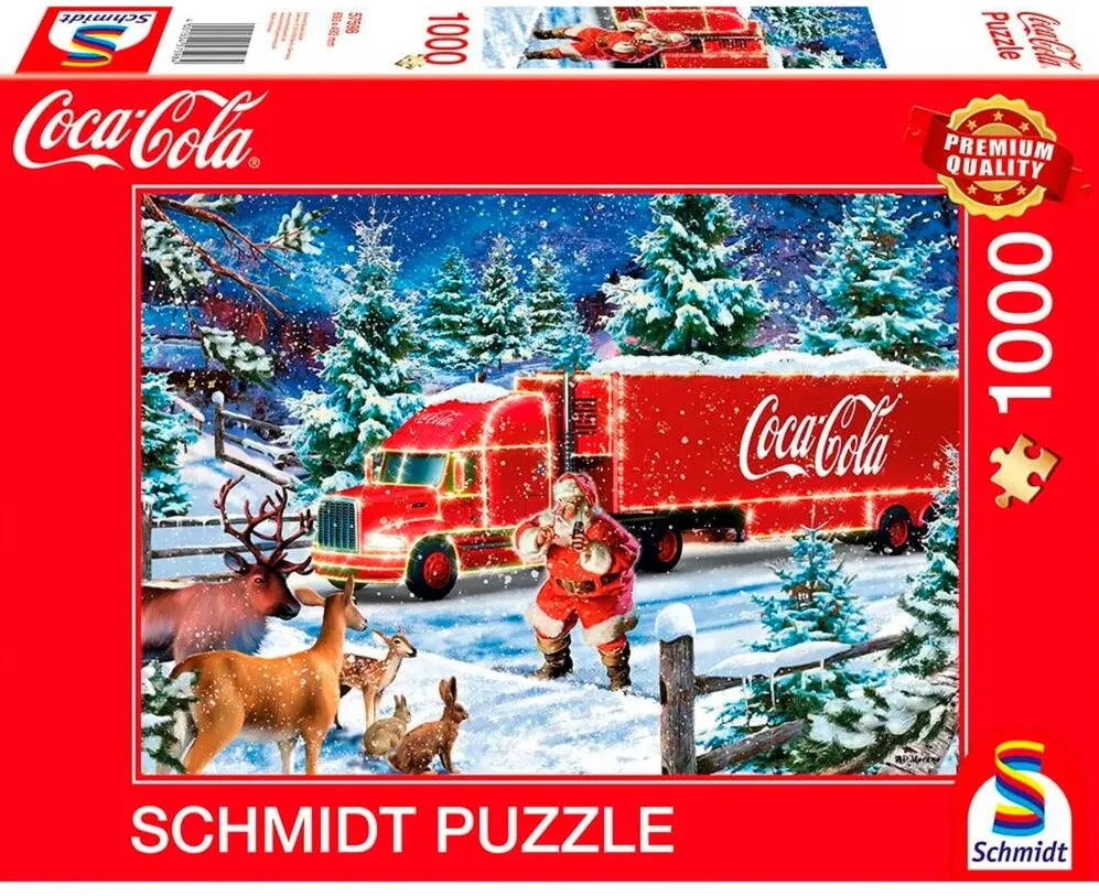 Puzzle Schmidt Spiele Coca Cola: Christmas Truck, Puzzle (1000 pieces)