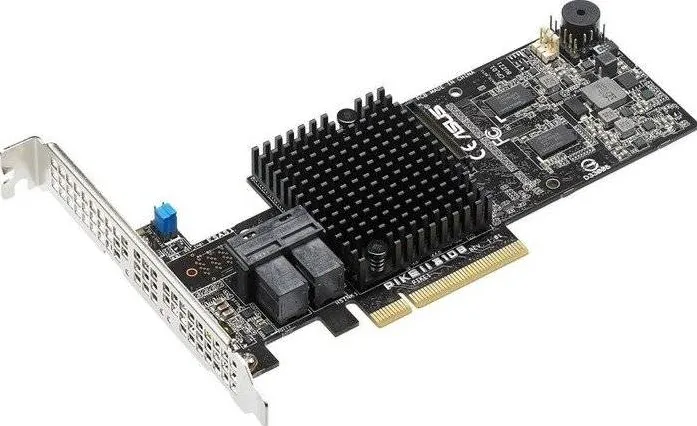 Controller server Asus Raid Controller PIKE II 3108-8i-240PD/2G 8-port internal SAS 12G, H/W RAID 0, 1, 10, 5, 6, 50, 6