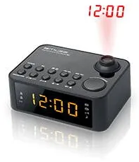 MUSE M-178P Clock Radio with projection clock