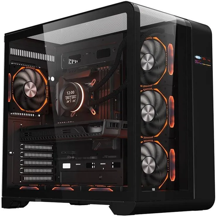 Carcasa PC 1st PLAYER Gaming RT7 BLACK