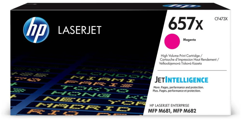 Toner imprimanta HP Toner HP 657X LaserJet, Magenta, 23000 pagini, Pentru HP M681, M682