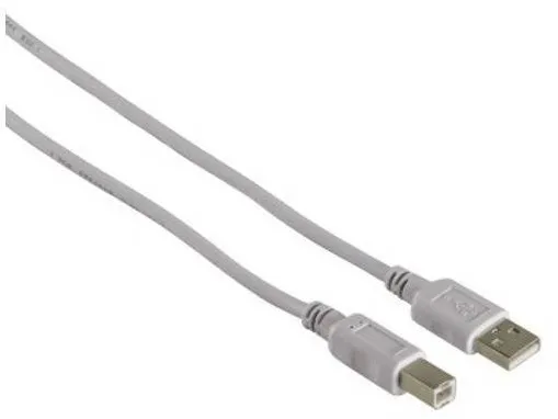 HAMA USB 2.0 Male tip A - USB 2.0 Male tip B, 1.5m, alb, 34694