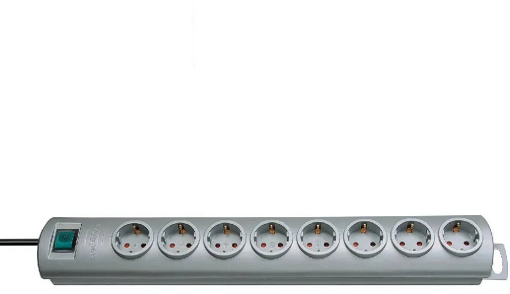 Prelungitor Brennenstuhl Primera-Line 8x Argintiu 2m