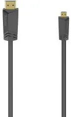 HAMA High-Speed HDMI™ Cable, Type-A Plug - Type-D Plug (Micro), Ethernet, 1.5 m