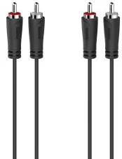 HAMA Audio Cable, 2 RCA Plugs - 2 RCA Plugs, 3.0 m