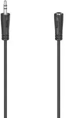 HAMA Audio Extension Cable, 3.5 mm Jack Plug - Socket, Stereo, 5.0 m