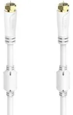 HAMA SAT Connection Cable, F-Plug - F-Plug, Gold-Plated, 3.0 m, 100 dB