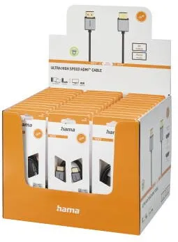 HAMA Ultra High Speed HDMI™ Cable, Certified, Plug - Plug, 8K, alu, 1.5 m