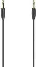 HAMA Audio Cable, 3.5 mm Jack Plug - Plug, Stereo, Gold-Plated, Ultra-thin, 0.5