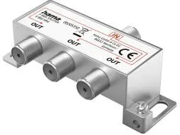 Adaptor HAMA Broadband Cable Splitter, 3-Way, Fully Shielded