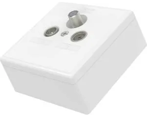 HAMA "SKITU" Universal Antenna Socket, 0 dB Terminal Socket, 4 in 1