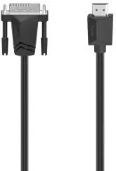 HAMA Video Cable, DVI Plug to HDMI™ Plug, Ultra-HD 4K, 1.50 m