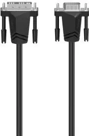 HAMA Video Cable, DVI Plug to VGA Plug, Full-HD 1080p, 1.50 m