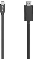 HAMA Video Cable, Mini-DI Plug - HDMI™ Plug, Ultra-HD 4K, 1.50 m