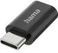 HAMA USB OTG Adapter, USB-C Plug - Micro-USB Socket, USB 2.0, 480 Mbit/s