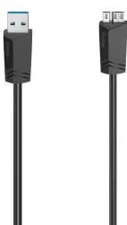 HAMA Micro-USB Cable, USB 3.0, 5 Gbit/s, 0.75 m