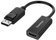 Adaptor HAMA Video Adapter, DisplayPort Plug - HDMI™ Socket, Ultra-HD 4K