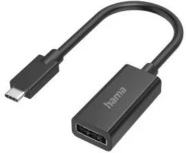 Adaptor HAMA Video Adapter, USB-C Plug - DisplayPort Socket, Ultra-HD 4K