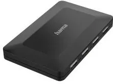Docking Station HAMA USB Hub, 4 Ports, USB 2.0, 480 Mbit/s, incl. Cable and Power Supply Unit