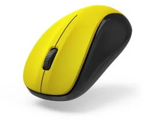 Mouse HAMA "MW-300 V2" Optical 3-Button Wireless Mouse, Quiet, USB Receiver, yellow