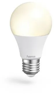 HAMA WLAN LED Lamp, E27, 10W, Dimmable, Bulb, for Voice / App Control, white